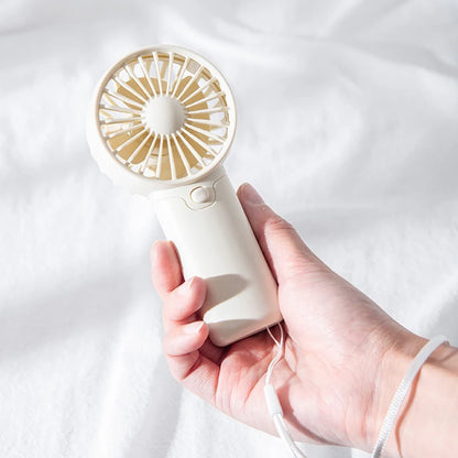 Mini Ventilador Portátil de Mano 2025 - Tamaño de Bolsillo, Silencioso y Ligero